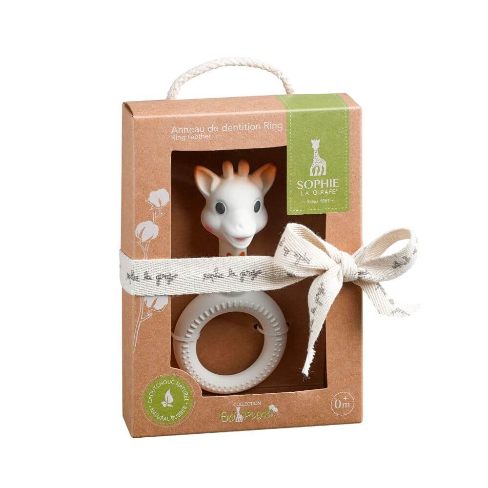 Sophie La Girafe So'pure Ring Teether for Infants 0+ Months - MINIMEE KIDS
