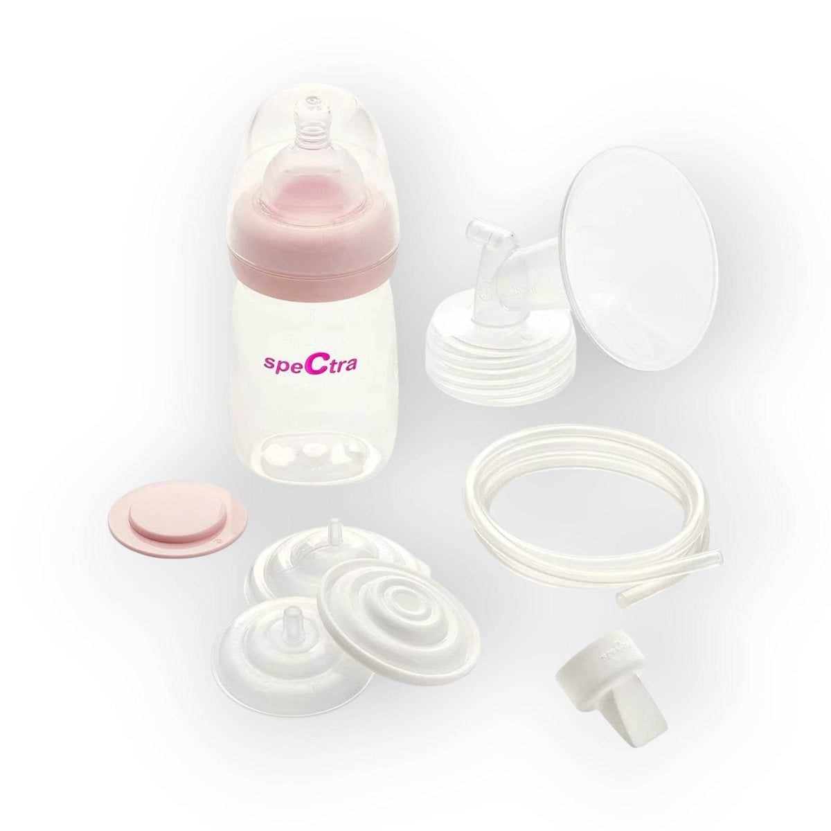 Spectra Wide Accessory Kit 24mm for Spectra S1 & S2 Breast Pumps – BPA Free Breast Pump Accessory Set with Bottle, Tubing, Backflow Protector, Breast Flange & Duckbill Valve | Compatible with Spectra S1 Plus, S2 Plus & Synergy Gold - MINIMEE KIDS