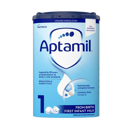 Aptamil First Infant Milk (Stage 1) Patented Formula for Newborns (0-6  Months) Supports Healthy Growth Development 800g, Made in Ireland (EU)