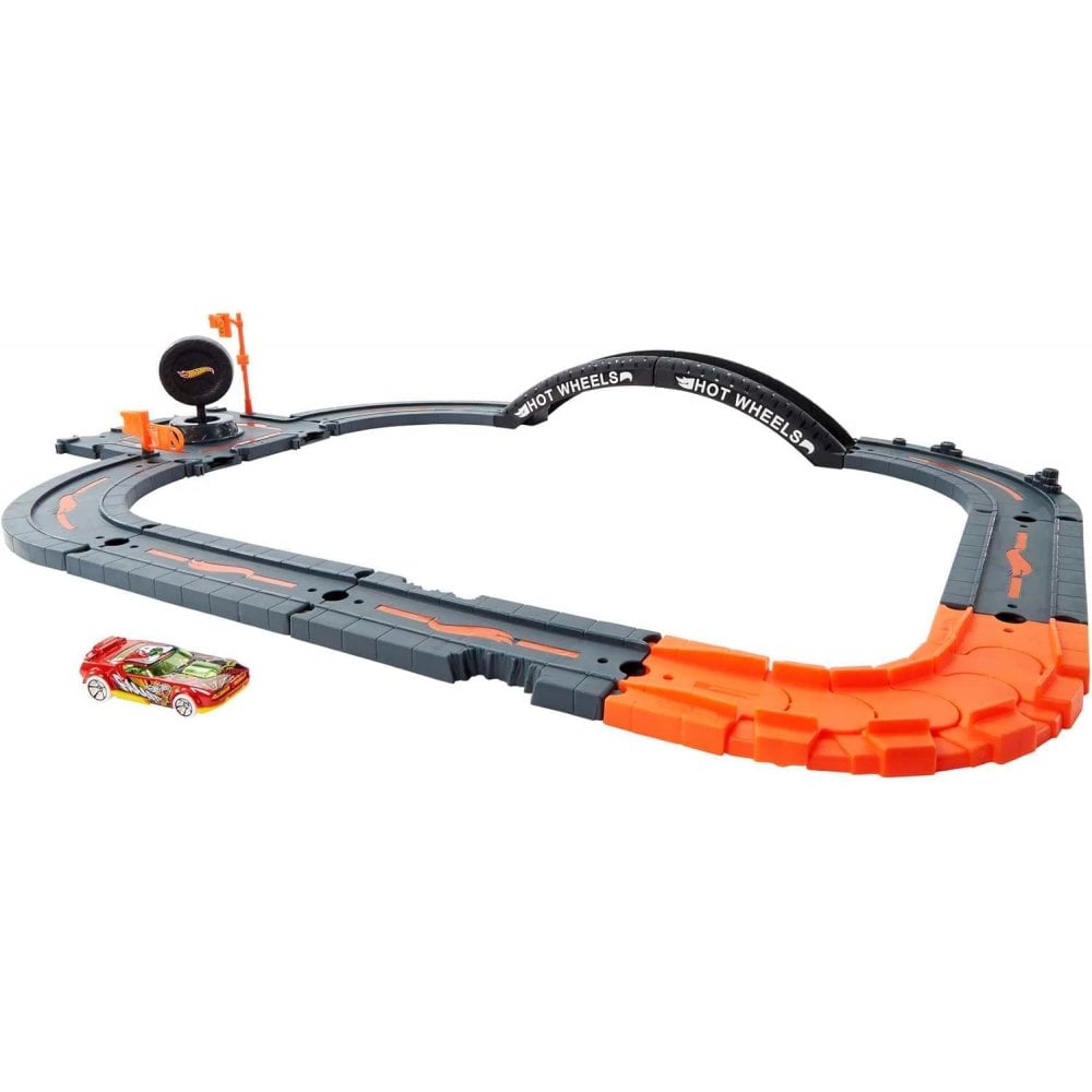 Hot Wheels City Expansion Track Pack | 10-Piece Track Set With 1 Car | Build & Expand Your Hot Wheels City | 4+ Years - HDN95