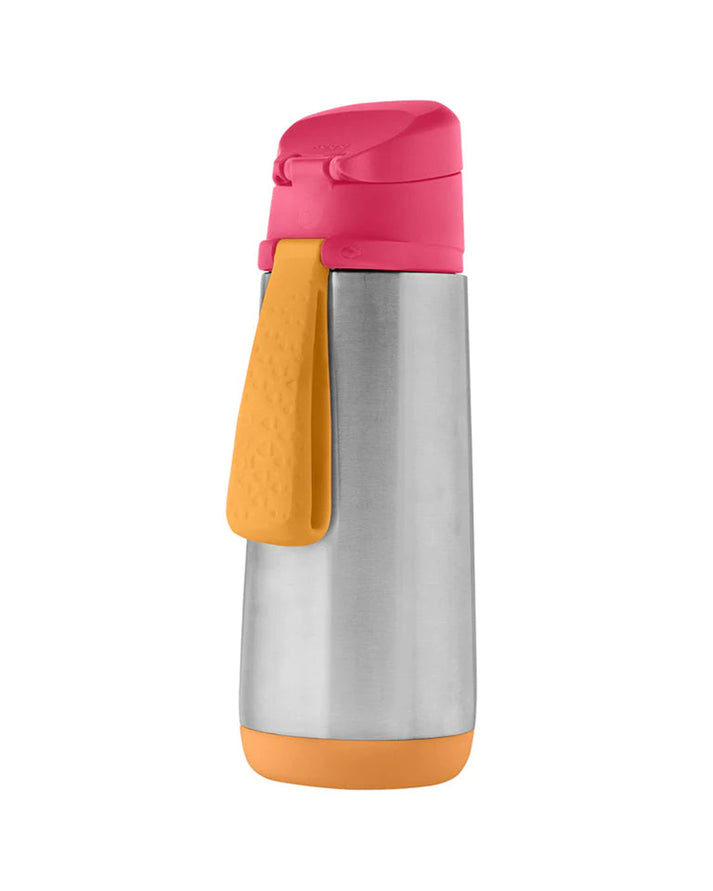 b.box 500ml Insulated Sport Spout Bottle for Kids – Stainless Steel Leak-Proof Hydration Bottle with Flip Lid | BPA-Free | 8 Color Variants