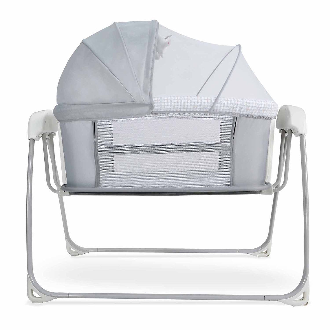Mastela Deluxe 4-in-1 Swing & Bassinet | Bluetooth Enabled Automatic Baby Cradle, Bedside Sleeper & Playard | 5 Swing Speeds, 15 Melodies & Mosquito Net | Birth to 13.6kg | Available in 3 Different Colors - MINIMEE KIDS