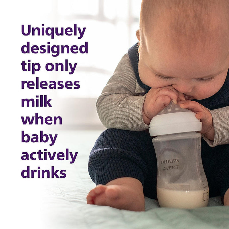 Philips Avent Natural Response Baby Feeding Bottle 330ml Pack of 2 | No.1 Brand Recommended by Moms Worldwide | Ideal for 3 Months+ | Natural Response Technology Mimics Breastfeeding | SCY906/02