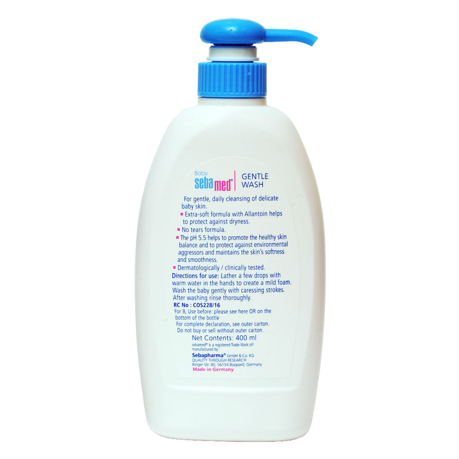 Baby Sebamed Gentle Wash pH 5.5 for Delicate Skin with Allantoin - 400ml | The Best Protection from the First Day