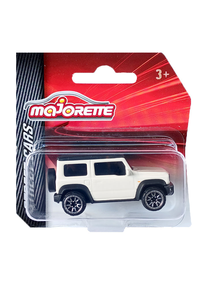 Majorette Street Cars - Suzuki Jimny | Officially Licensed Cream & Black Die-Cast Metal Toy Car, Realistic 1:64 Scale Model with Suspension for Kids and Collectors Aged 3+