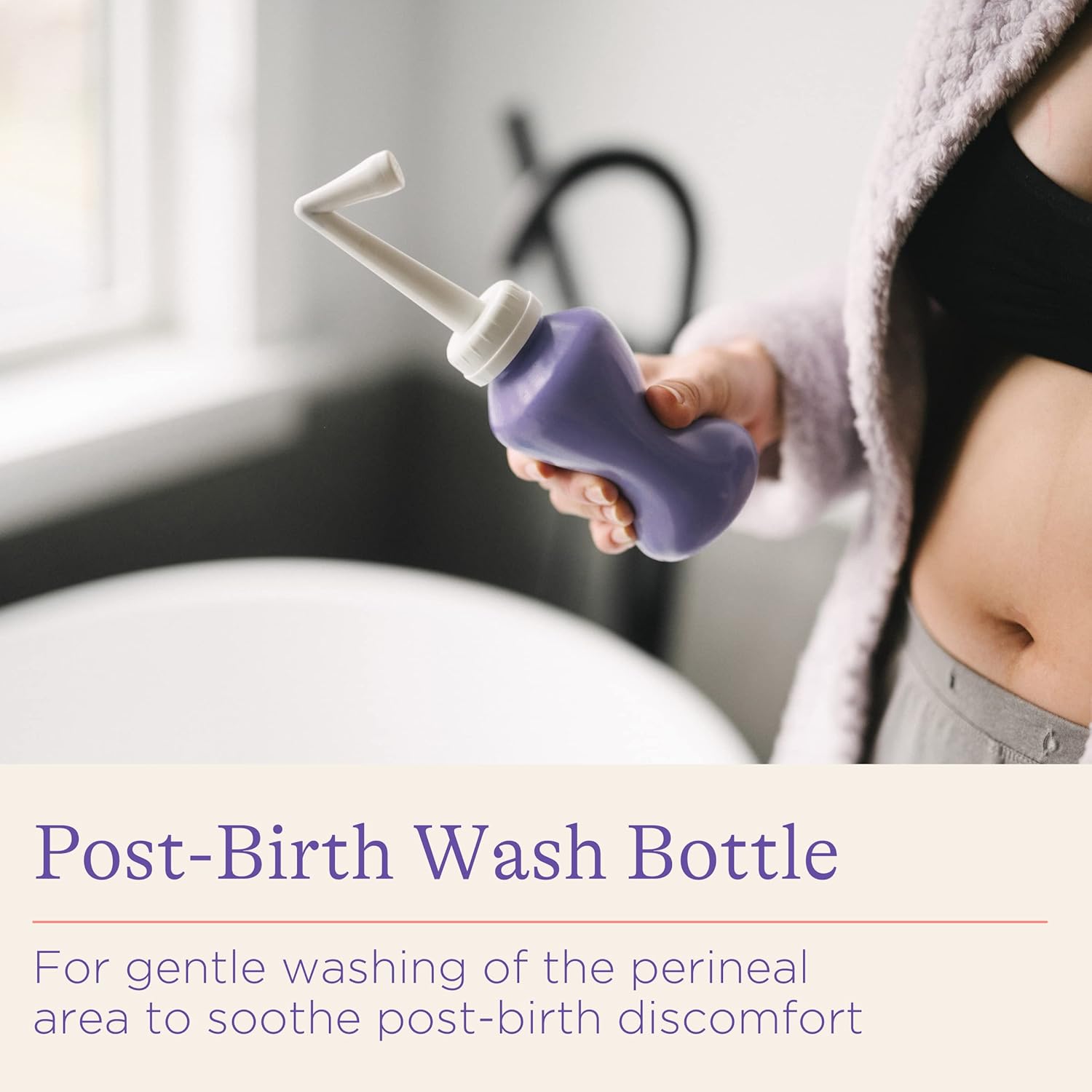 Lansinoh 360ml Post-Birth Wash Bottle with Travel Bag – Gentle Postpartum Care