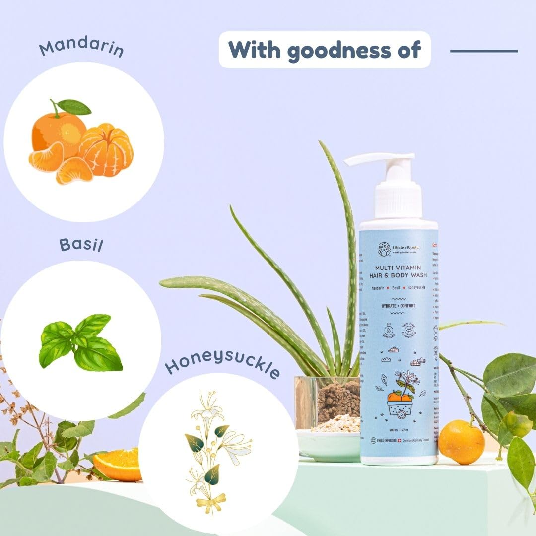 Little Rituals Baby Multi-Vitamin Hair & Body Wash - 200ml