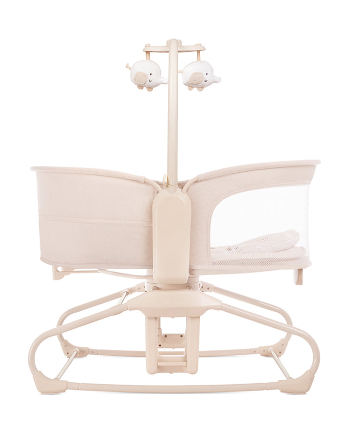 Mastela 4-in-1 Swing & Bassinet | Multi-Function Baby Cradle, Bedside Sleeper & Stationary Seat with Bluetooth & Melodies | 0-36 Months (Upto 15 Kg) | Minimee