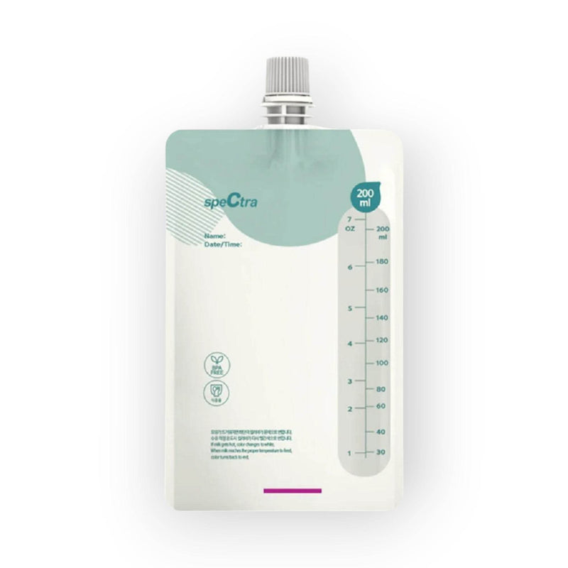 Spectra Easy Milk Storage Bag Refill 200ml – 30 Pre-Sterilized BPA-Free Breast Milk Storage Bags (Without Connector)