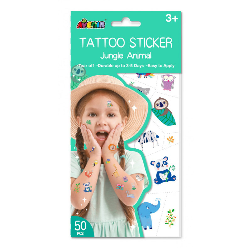 Avenir Tattoo Stickers – Durable 3-5 Days, Easy to Apply & Remove – Safe for Kids Ages 3+