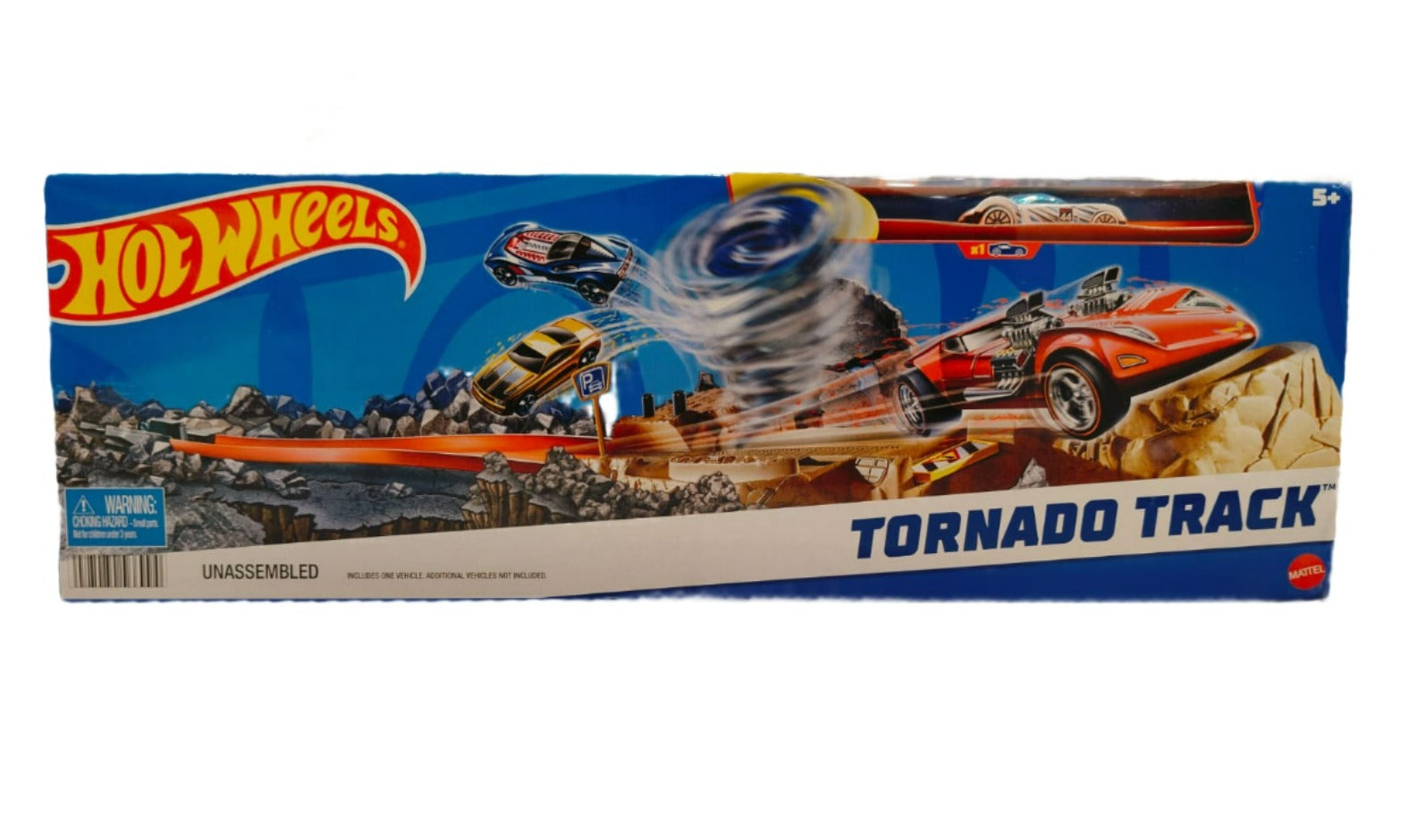 Hot Wheels Tornado Track unassembled Spinning Tornado Play Set for 5+ Years