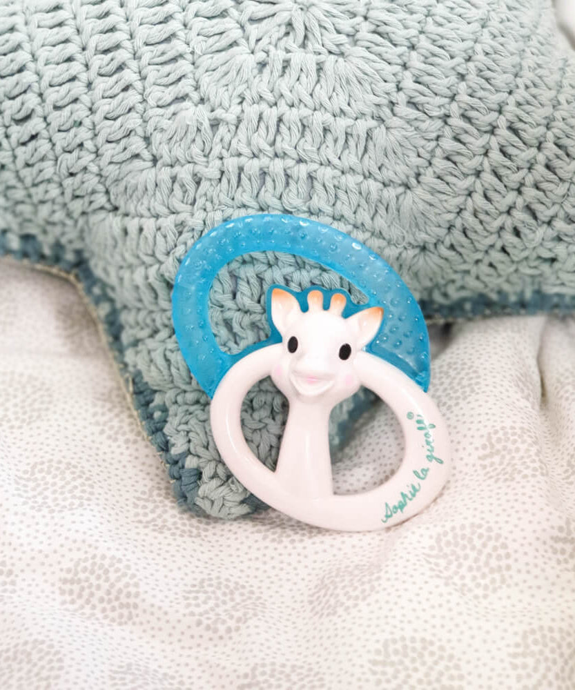 Sophie La Girafe Cooling Teething Ring teether for infants 3+ Months - MINIMEE KIDS