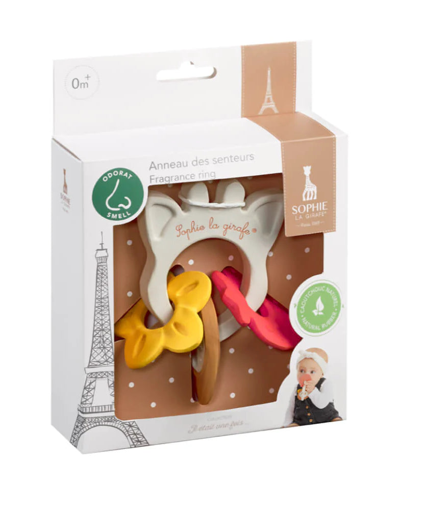 Sophie La Girafe Fragrance Ring Teether for Infants 0+ Months - MINIMEE KIDS