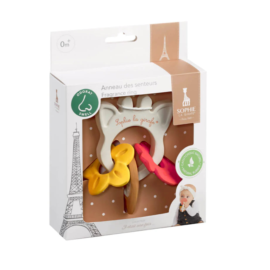 Sophie La Girafe Fragrance Ring Teether for Infants 0+ Months - MINIMEE KIDS