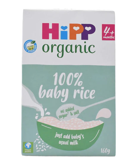 HiPP Organic Baby Rice for Weaning | Ideal First Food for Infants | 160g - MINIMEE KIDS