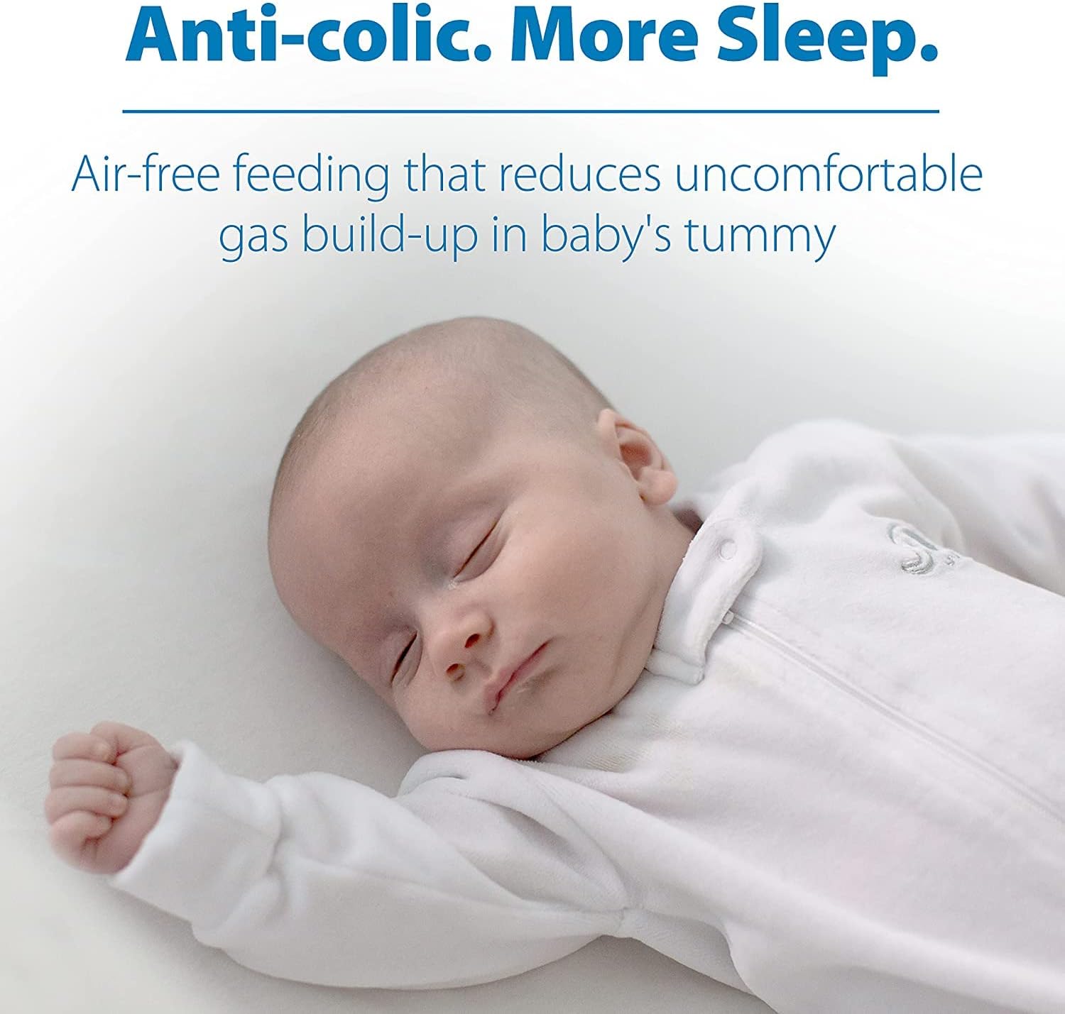 Dr. Brown's Natural Flow Options+ Anti-Colic Baby Bottle - 150ml for 0m+, Wide-Neck Design, Reduces Colic, Gas & Spit-Up