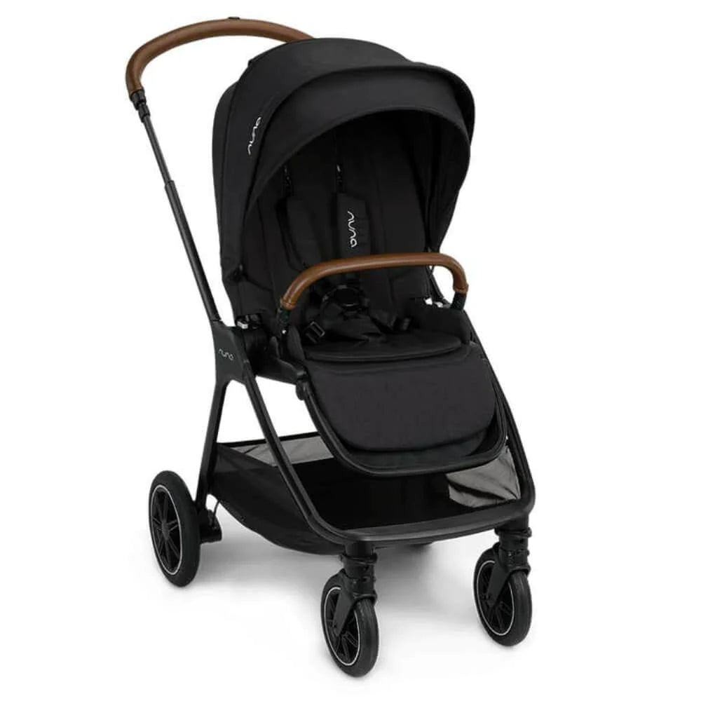 Nuna TRIV Next Baby Stroller | Advanced Suspension and One-Touch Braking for 0M+ (Up to 22Kg) - Caviar - MINIMEE KIDS