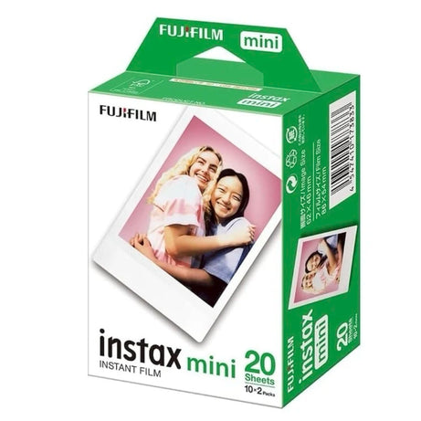 Fujifilm Instax Mini Instant Film – 20 Sheets (2 Packs of 10) | High-Speed ISO 800 | Super Fine Grain for Vivid & Sharp Photos | Compatible with All Instax Mini Cameras