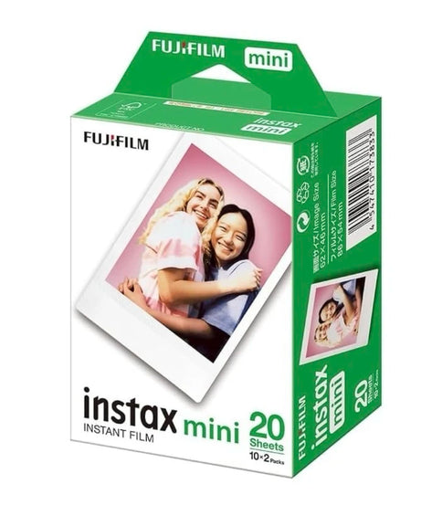 Fujifilm Instax Mini Instant Film – 20 Sheets (2 Packs of 10) | High-Speed ISO 800 | Super Fine Grain for Vivid & Sharp Photos | Compatible with All Instax Mini Cameras - MINIMEE KIDS