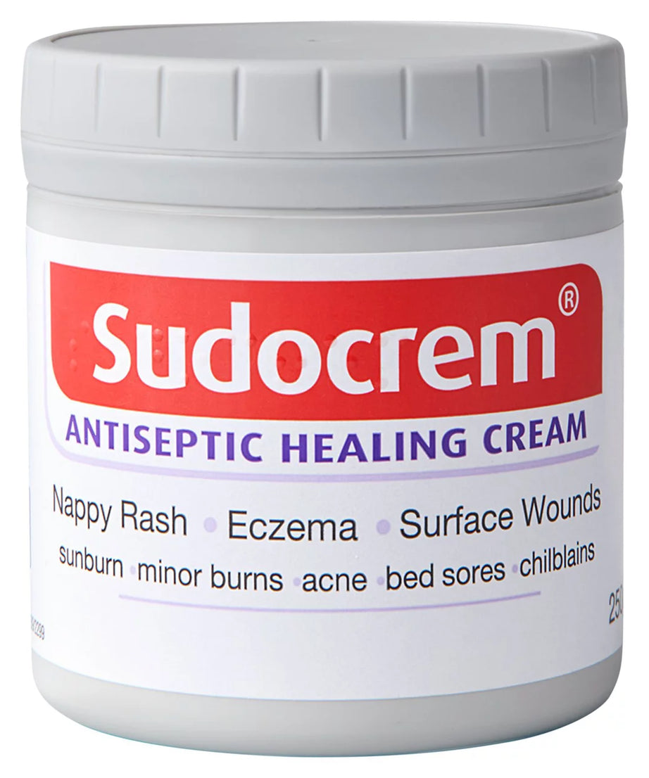 Sudocrem Antiseptic Healing Cream – Multi-Purpose Skin Protection for Nappy Rash, Eczema, Acne & Minor Burns | Now Available in 60g, 125g & 250g | Imported from UK (Ireland)