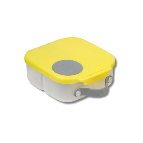 b.box Mini Lunchbox-Lemon Sherbet Yellow Grey