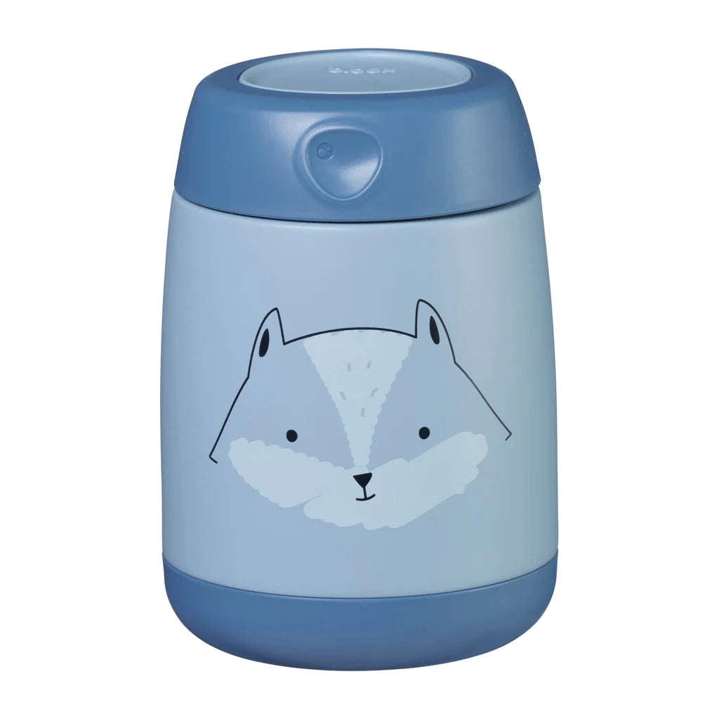 B.BOX INSULATED FOOD JAR 210 ML- MINI- FRIENDLY FOX BLUE - MINIMEE KIDS