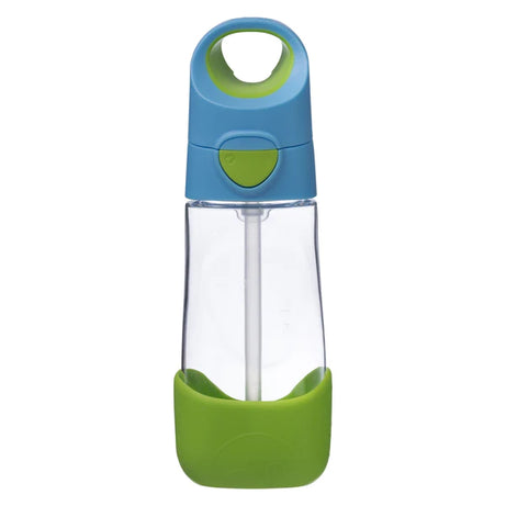 B.Box Tritan Straw Drink bottle - Ocean Breeze Blue Green - 450ml - MINIMEE KIDS