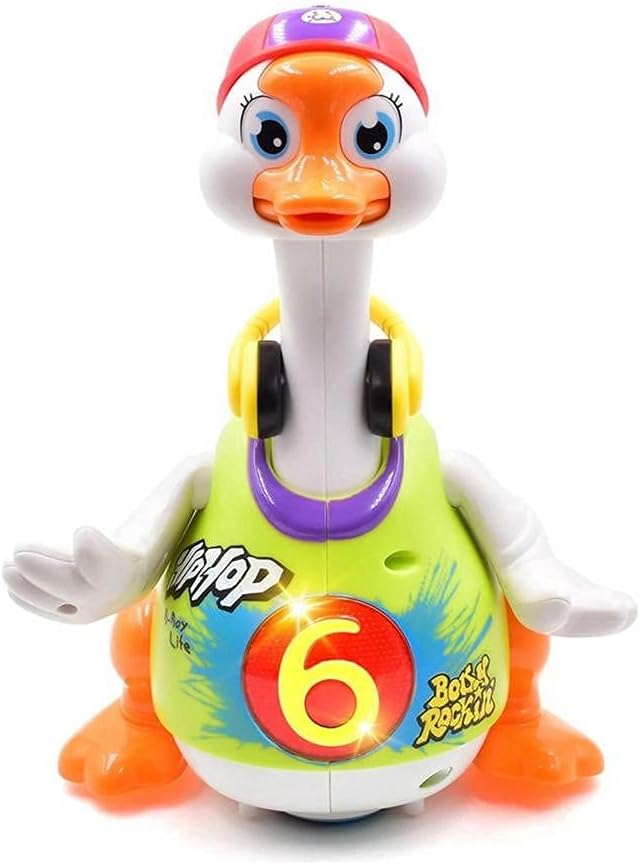 Hola Dancing & Swinging Goose With Music & Lights Toy for Kids