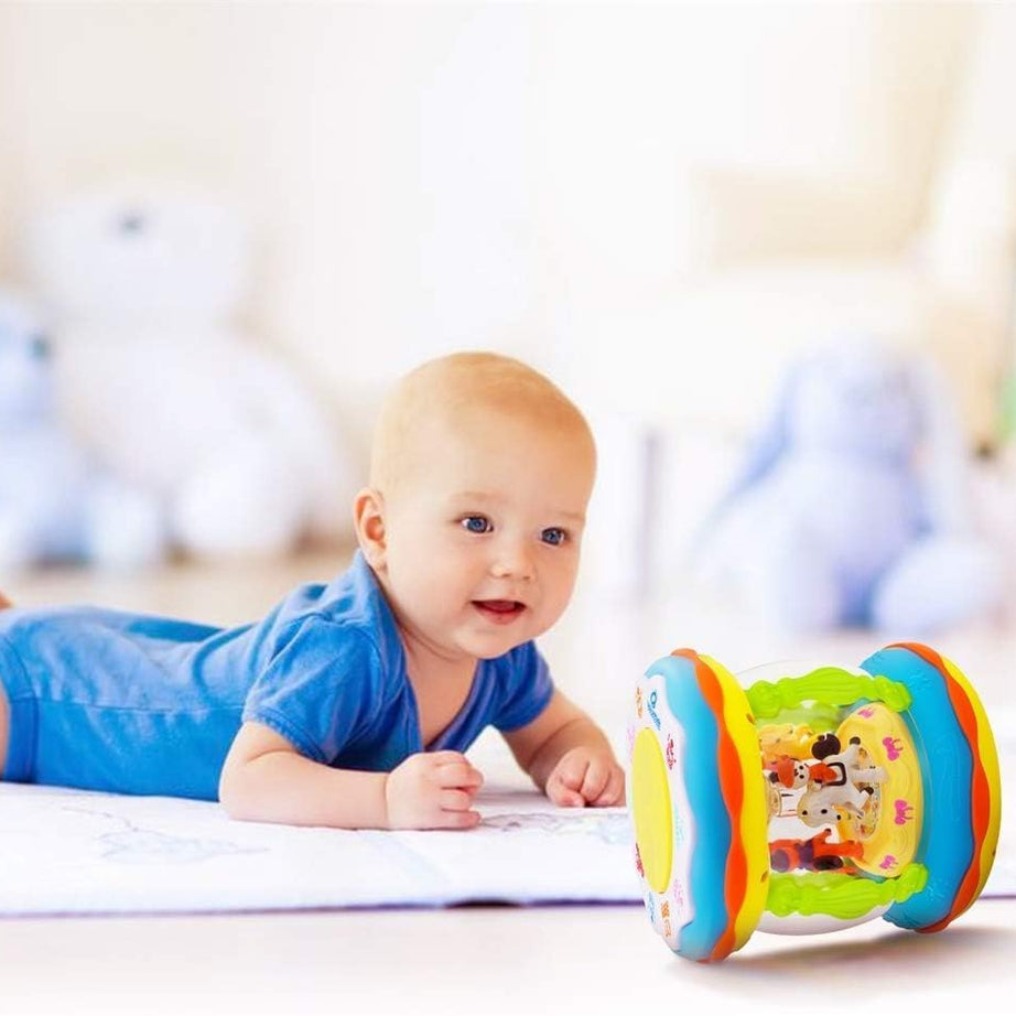 Multi-functional baby musical merry-go-round hand drums toy. - MINIMEE KIDS