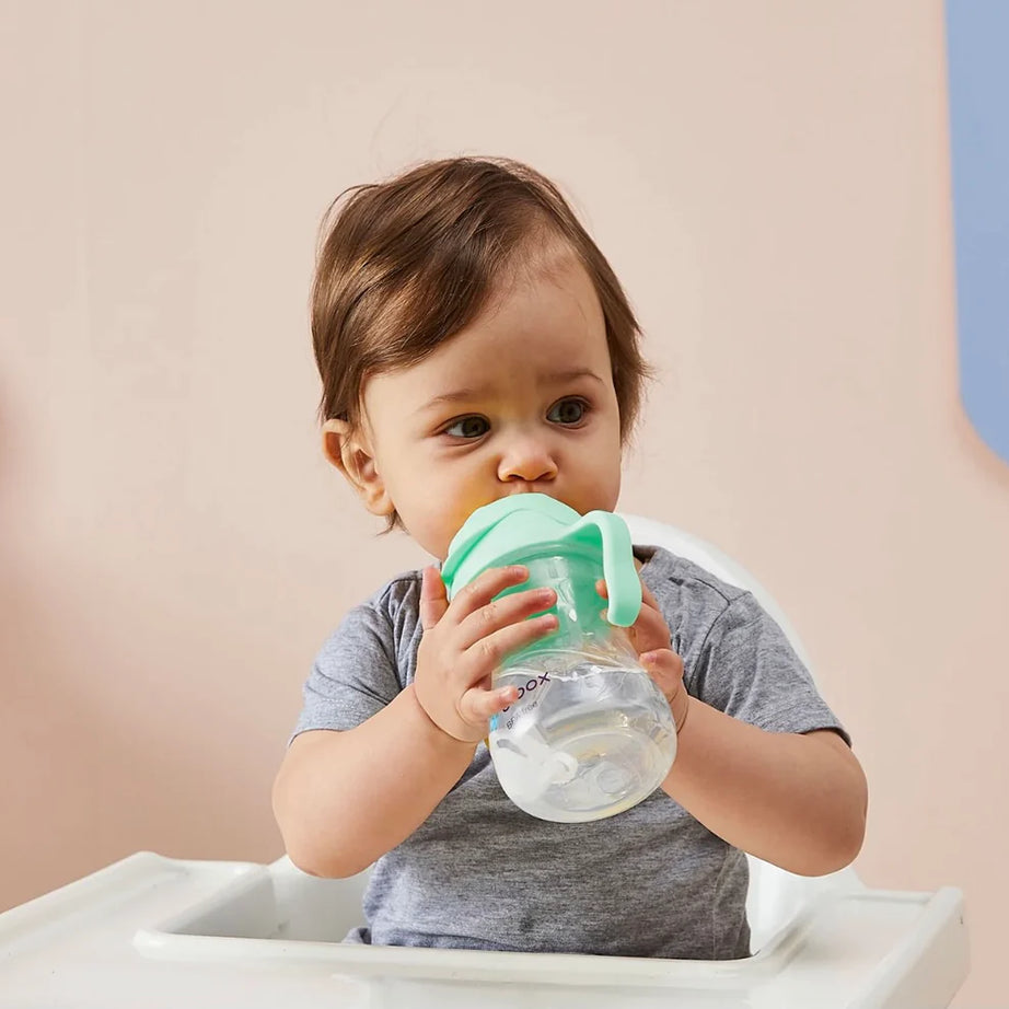 B.BOX Unique Weighted Straw Sippy Cup for 6-12 months kids | 240ml - MINIMEE KIDS