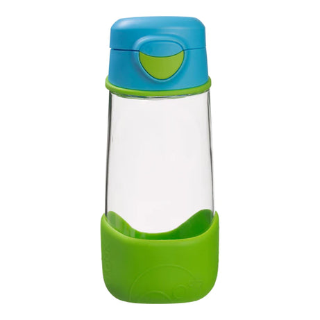 b.box Tritan Sport Spout Drink Bottle 450ml Ocean Breeze Blue Green - MINIMEE KIDS