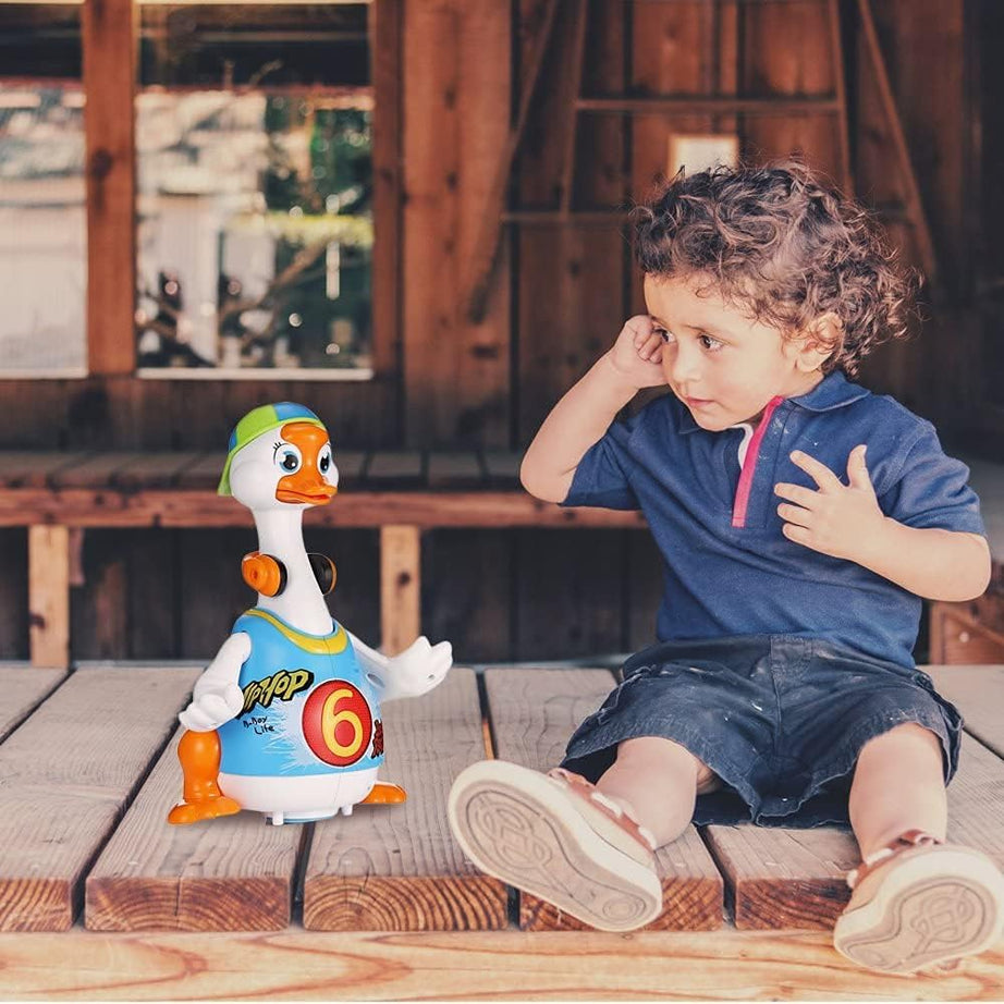 Hola Dancing & Swinging Goose With Music & Lights Toy for Kids - MINIMEE KIDS