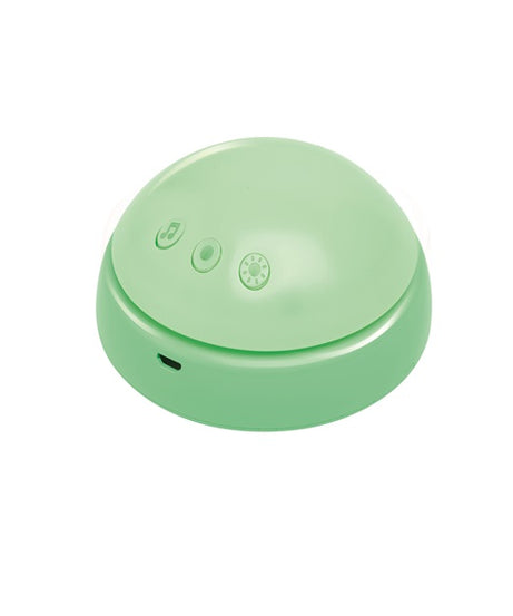 Hape Portable Baby White Noise Sound Machine My Music Pal - Huggy Bobo | White Noise, Personalized Recording, Lullabies & Plush Toy | Newborn Sleep Aid with Soft Night Light