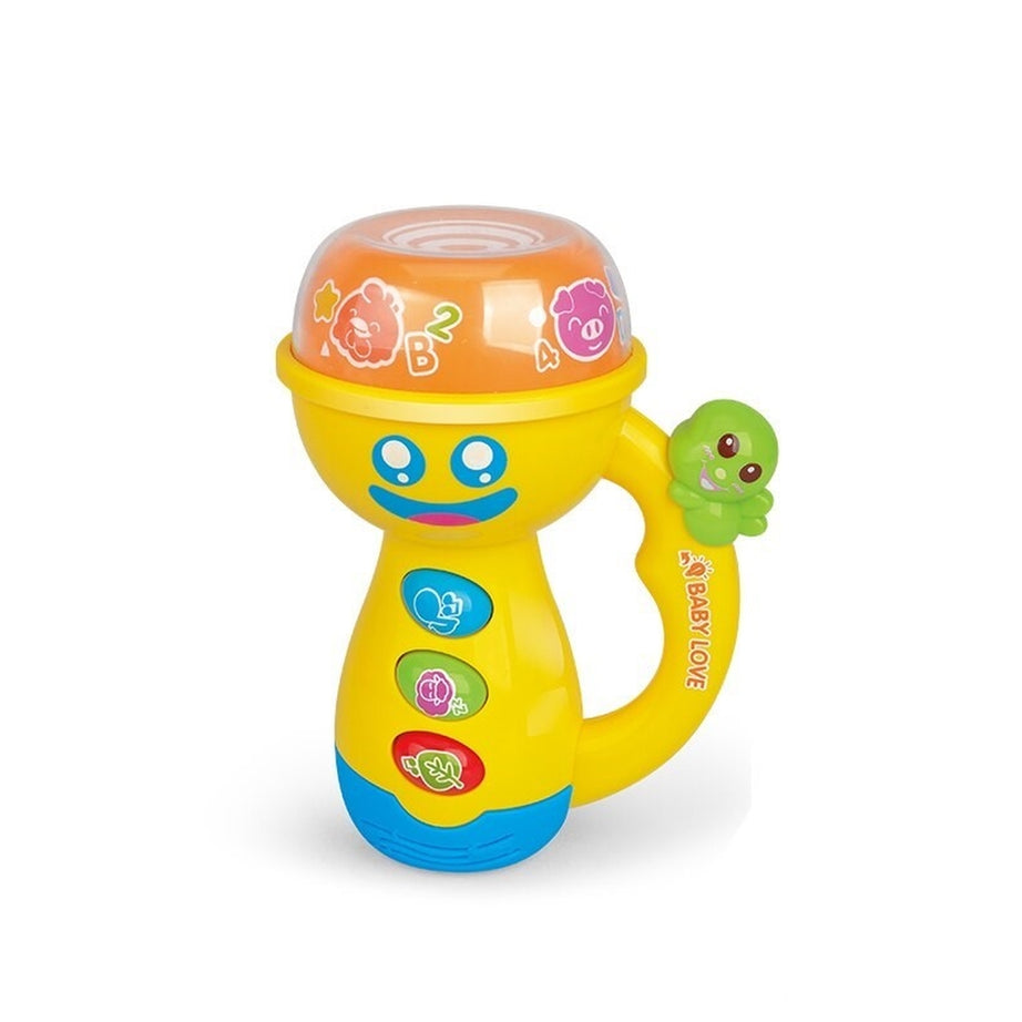 Fivestar Toys Learning Fun Pacify Flashlight | Kids Musical Flashlight Toys with Night Light Projector for Toddlers 12-18 Months - MINIMEE KIDS