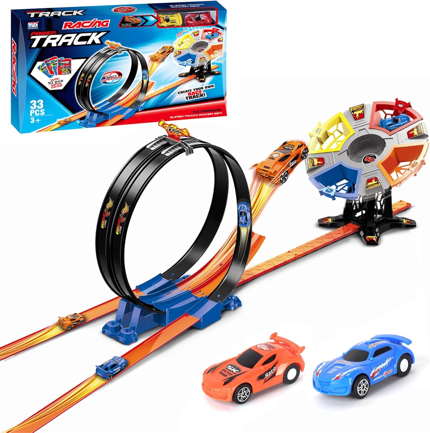 Tengleader Racing Power Track Set of 33 Pieces - MINIMEE KIDS