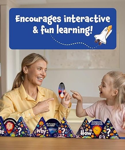 Skillmatics Science Snippets Space Kit - STEM Learning Resource & Educational Toys for Boys & Girls, 70+ Double-Sided Interactive Cards, Gifts for Ages 7, 8, 9 & Up - MINIMEE KIDS