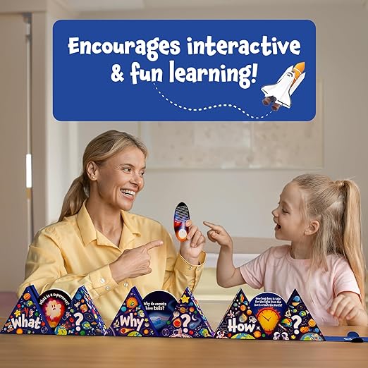Skillmatics Science Snippets Space Kit - STEM Learning Resource & Educational Toys for Boys & Girls, 70+ Double-Sided Interactive Cards, Gifts for Ages 7, 8, 9 & Up - MINIMEE KIDS