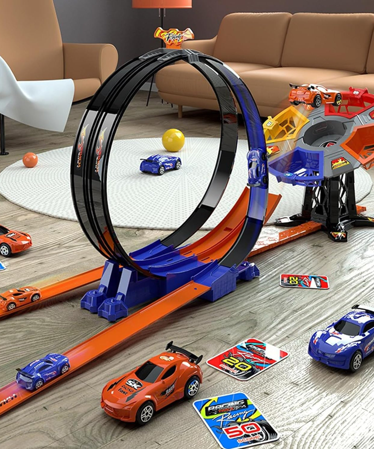 Tengleader Racing Power Track Set of 33 Pieces - MINIMEE KIDS