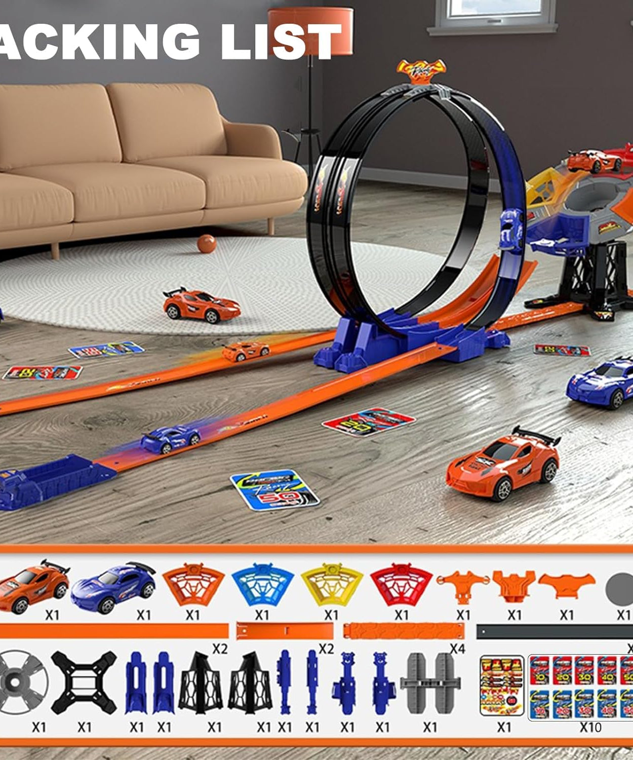 Tengleader Racing Power Track Set of 33 Pieces - MINIMEE KIDS