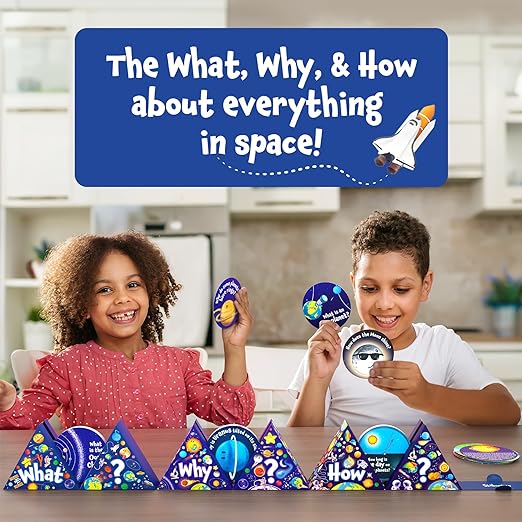 Skillmatics Science Snippets Space Kit - STEM Learning Resource & Educational Toys for Boys & Girls, 70+ Double-Sided Interactive Cards, Gifts for Ages 7, 8, 9 & Up - MINIMEE KIDS
