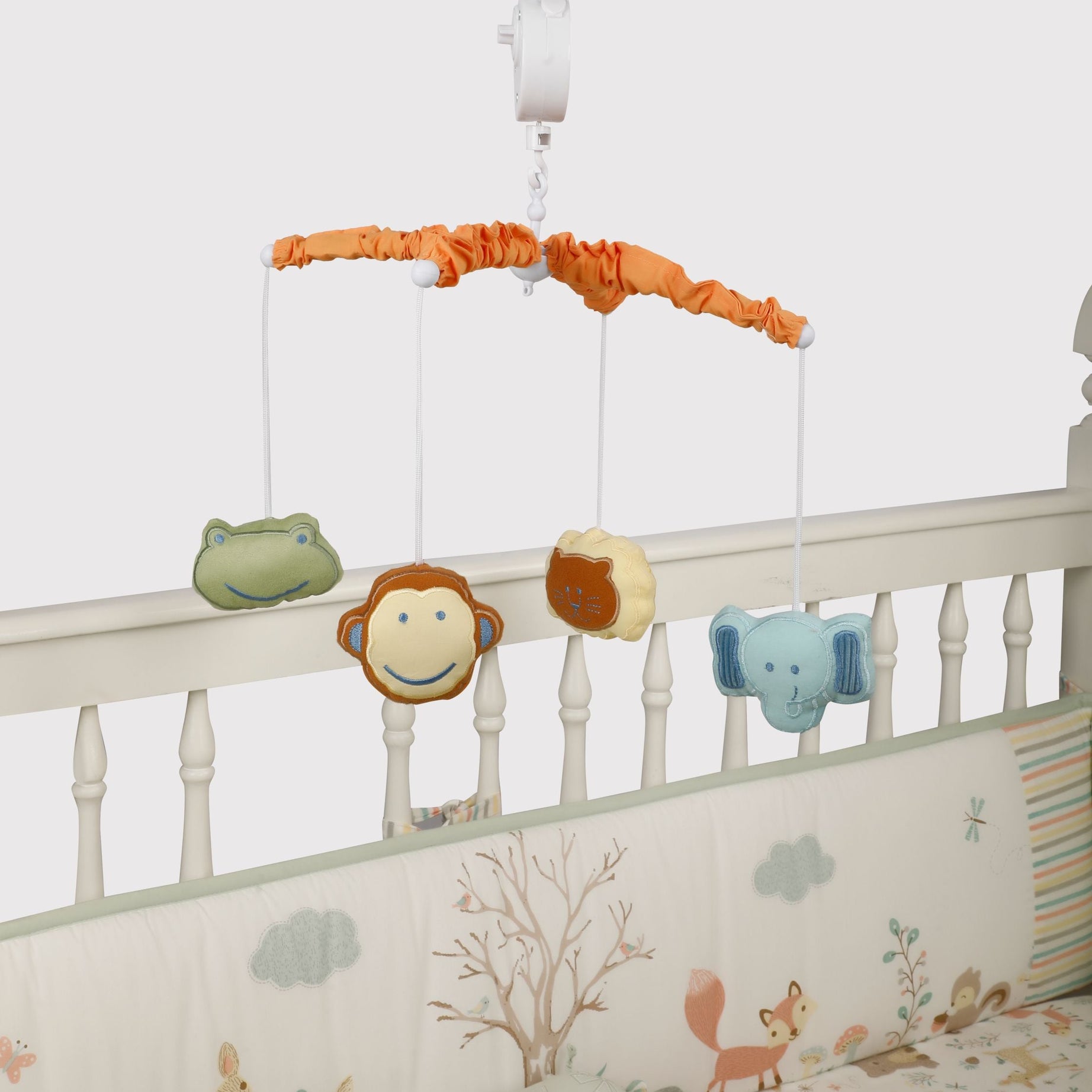 Abracadabra Musical Mobile - Head & Tail for Cribs & Cots | Soothing Wind-Up Music Box for Babies | 0–18 Months | Stimulates Senses & Encourages Peaceful Sleep | Easy to Attach, No Batteries Needed