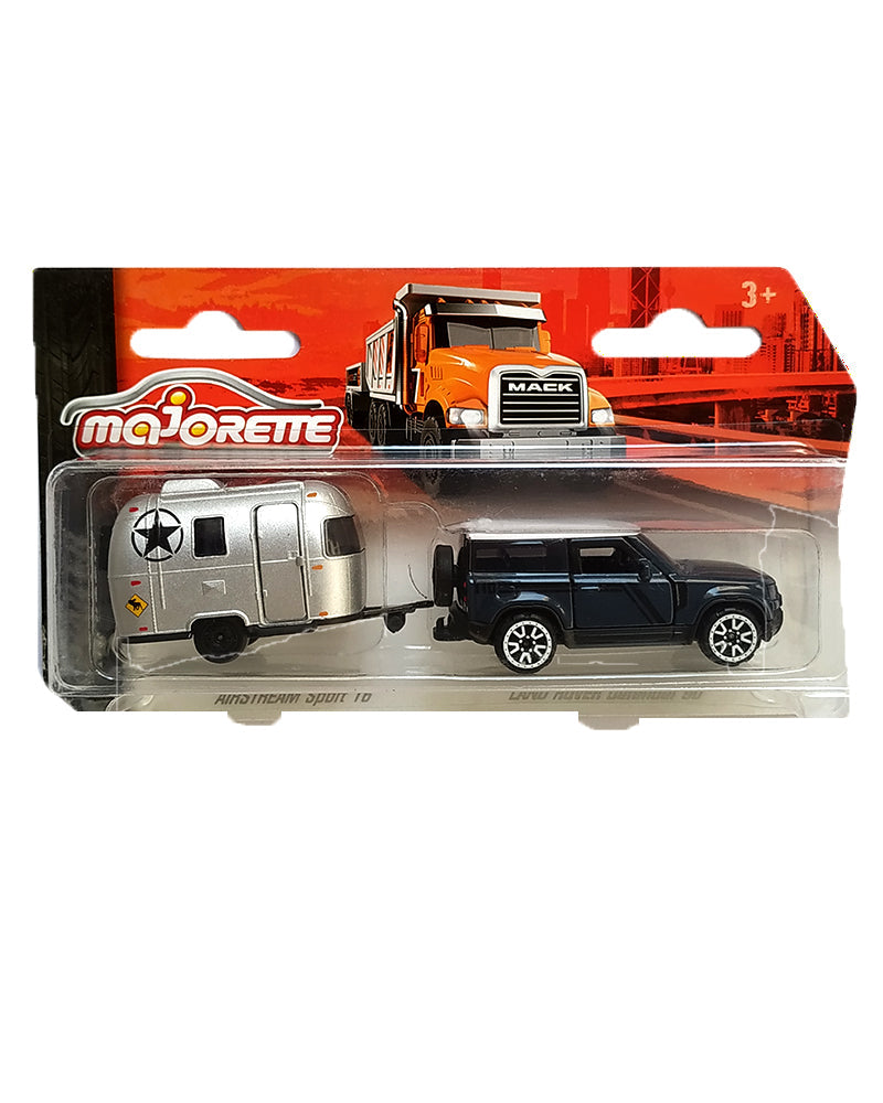 Majorette Trailer Series Die-Cast Vehicle Set - 6 Variants | Realistic Trailer Transporter Toys | High-Quality Metal & Plastic Construction