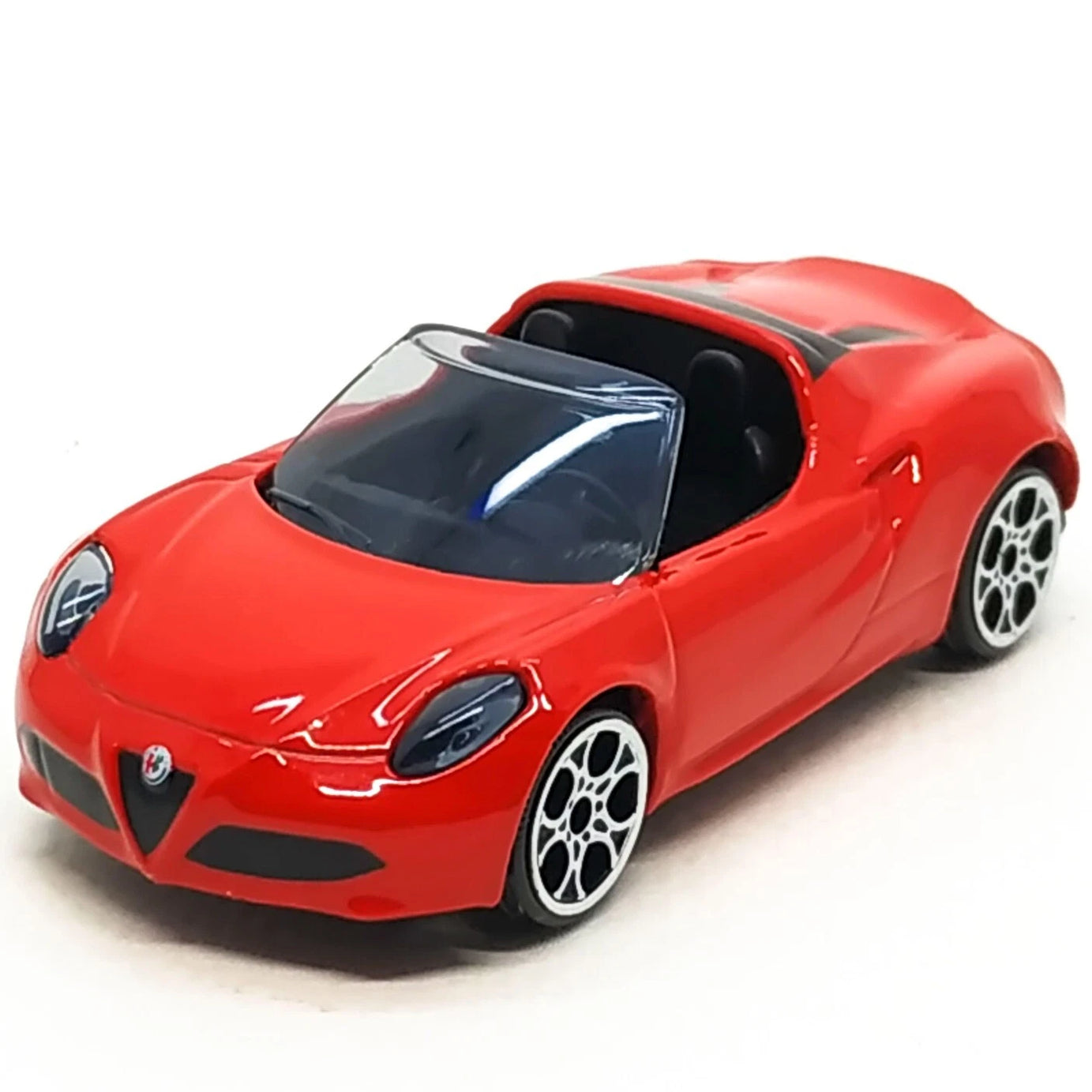 Majorette Street Cars Alfa Romeo 4C Spider | Officially Licensed Red Die-Cast Metal Sports Car, Realistic 1:64 Scale Model for Kids and Collectors Aged 3+