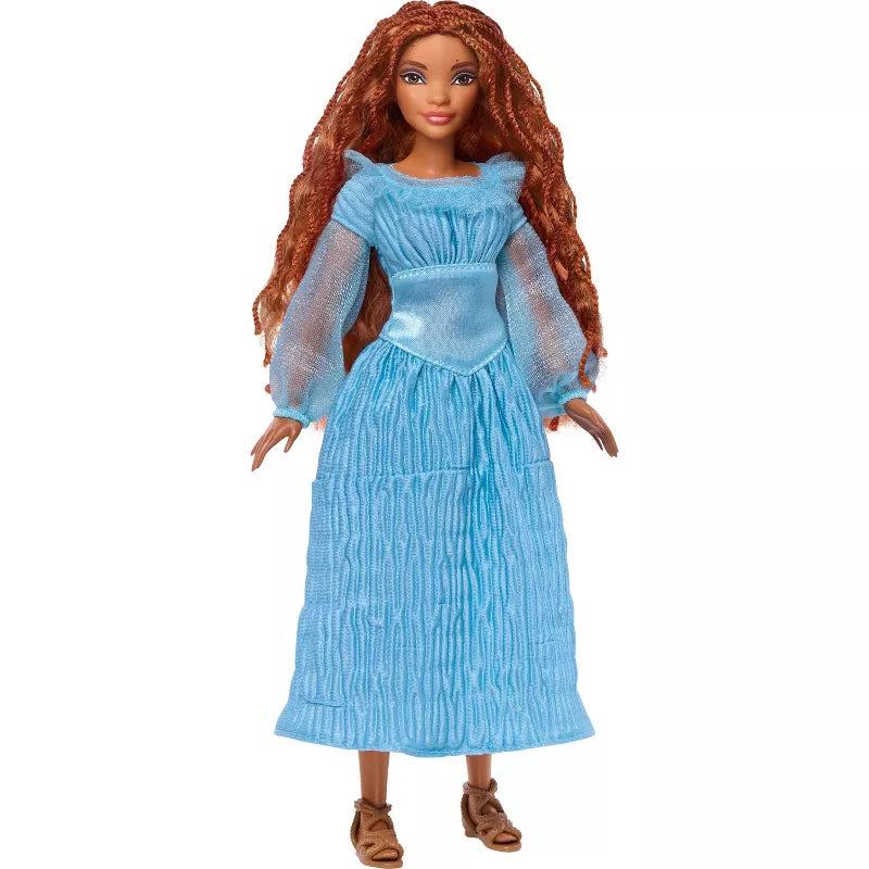 Disney The Little Mermaid Ariel on Land Doll – Poseable with Removable Dress, Shoes & Long Red Hair for Styling Fun – Perfect Gift for Ages 3 and Up