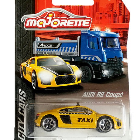 Majorette City Cars Assortment (6 Models) | Officially Licensed Die-Cast Metal Toy Vehicles with Suspension for Kids & Collectors Aged 3+