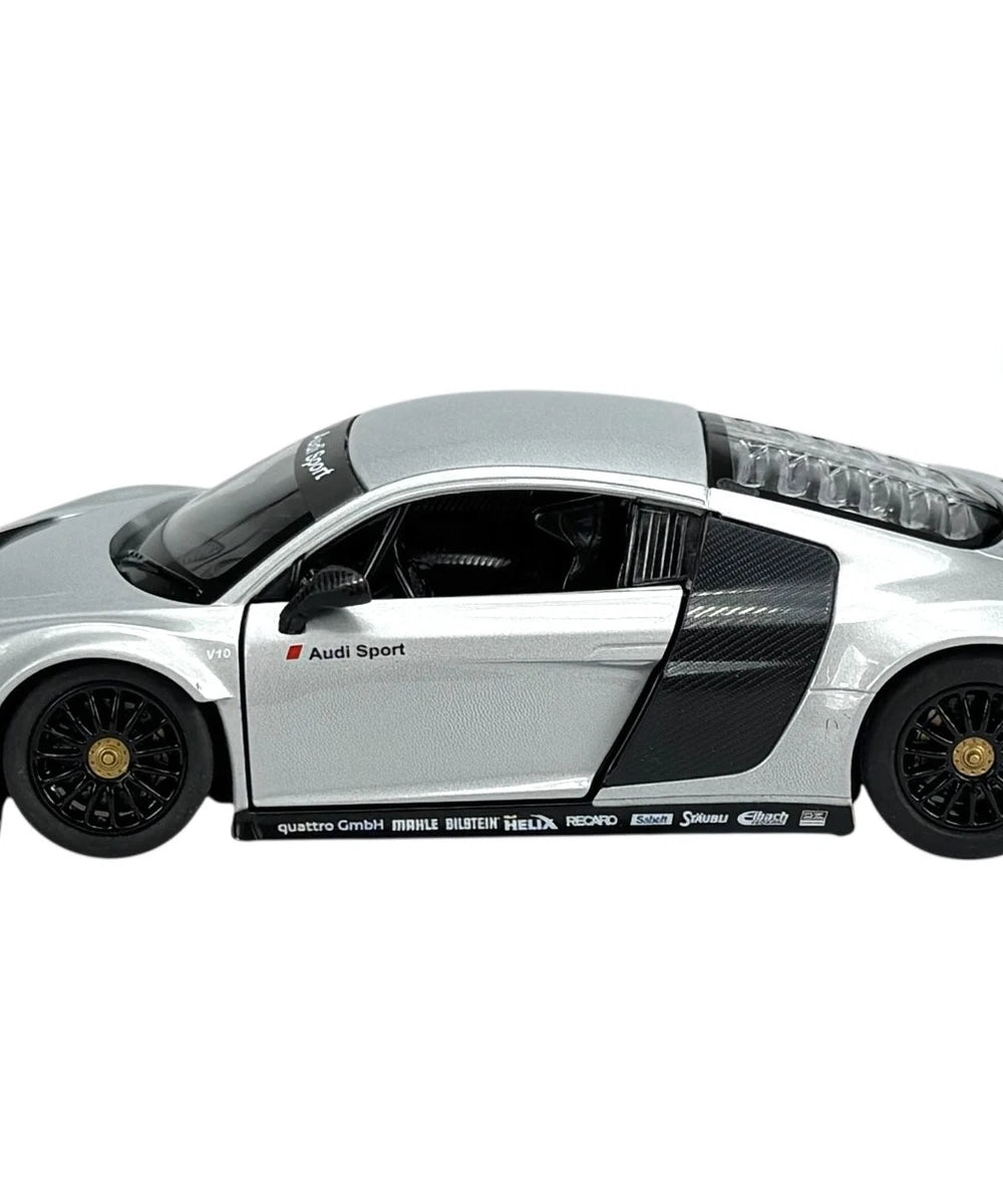 Rastar Audi R8 LMS 1:24 Scale Official Licensed Die Cast Model Car - Professional Racing Sport Car Collectible with Openable Doors, Detailed Interior for Ages 14+ Years - Perfect Gift for Car Enthusiasts and Collectors - MINIMEE KIDS