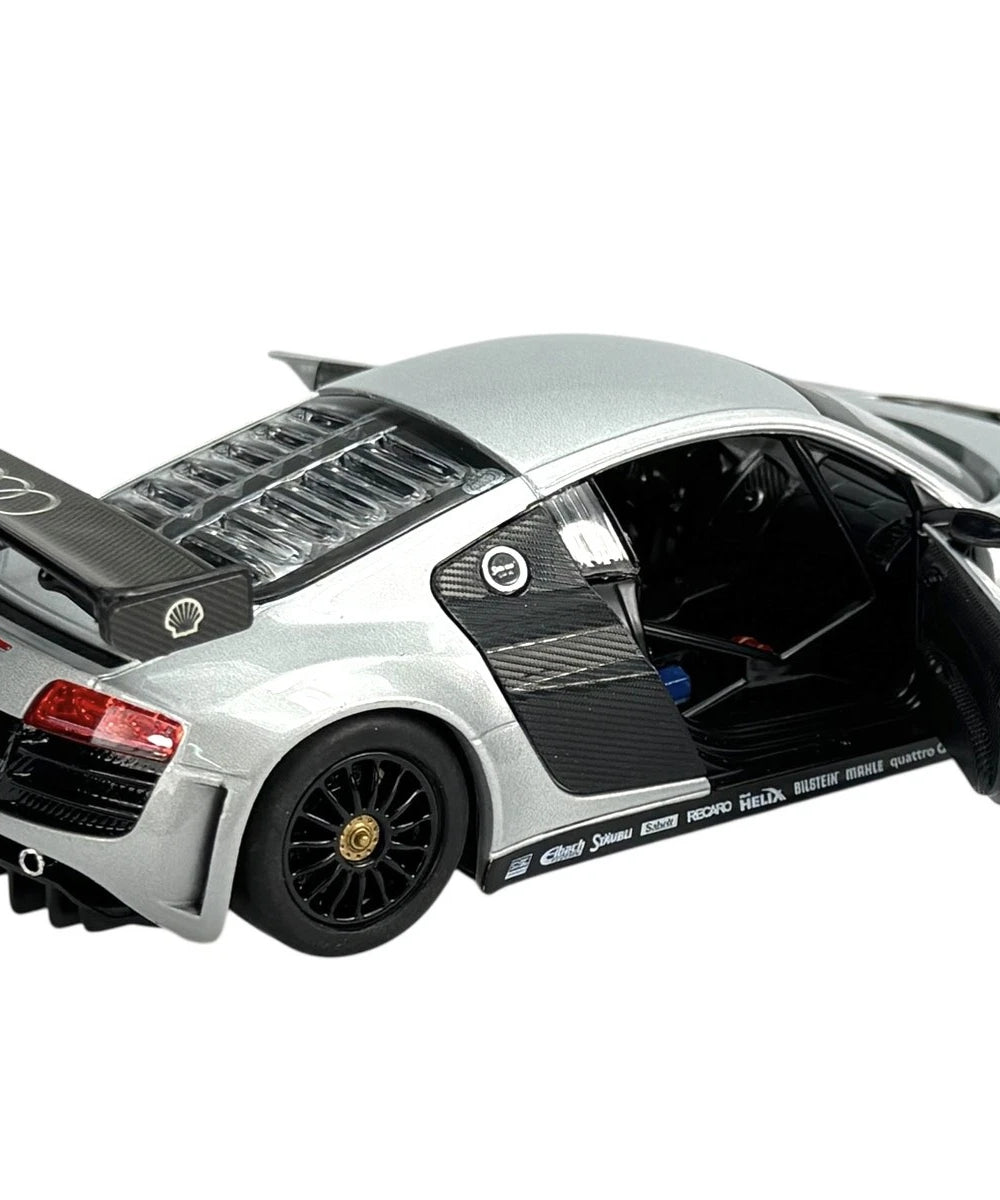 Rastar Audi R8 LMS 1:24 Scale Official Licensed Die Cast Model Car - Professional Racing Sport Car Collectible with Openable Doors, Detailed Interior for Ages 14+ Years - Perfect Gift for Car Enthusiasts and Collectors - MINIMEE KIDS