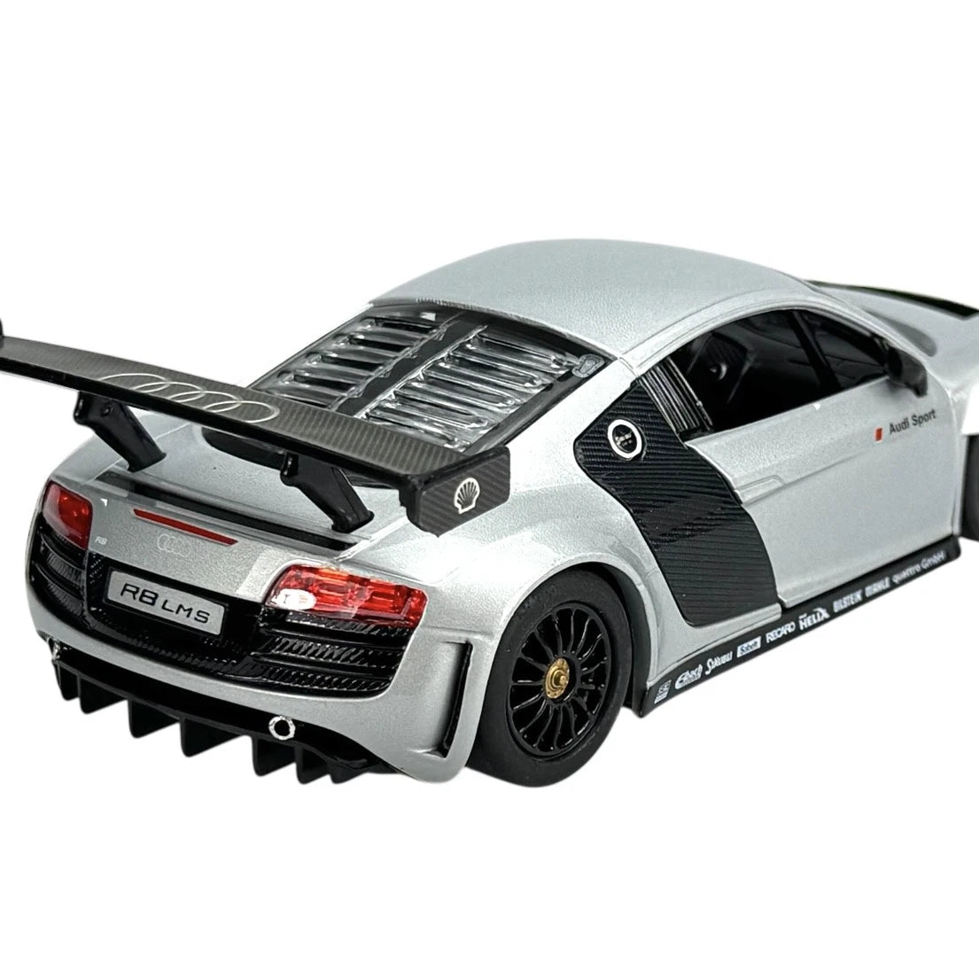 Rastar Audi R8 LMS 1:24 Scale Official Licensed Die Cast Model Car - Professional Racing Sport Car Collectible with Openable Doors, Detailed Interior for Ages 14+ Years - Perfect Gift for Car Enthusiasts and Collectors