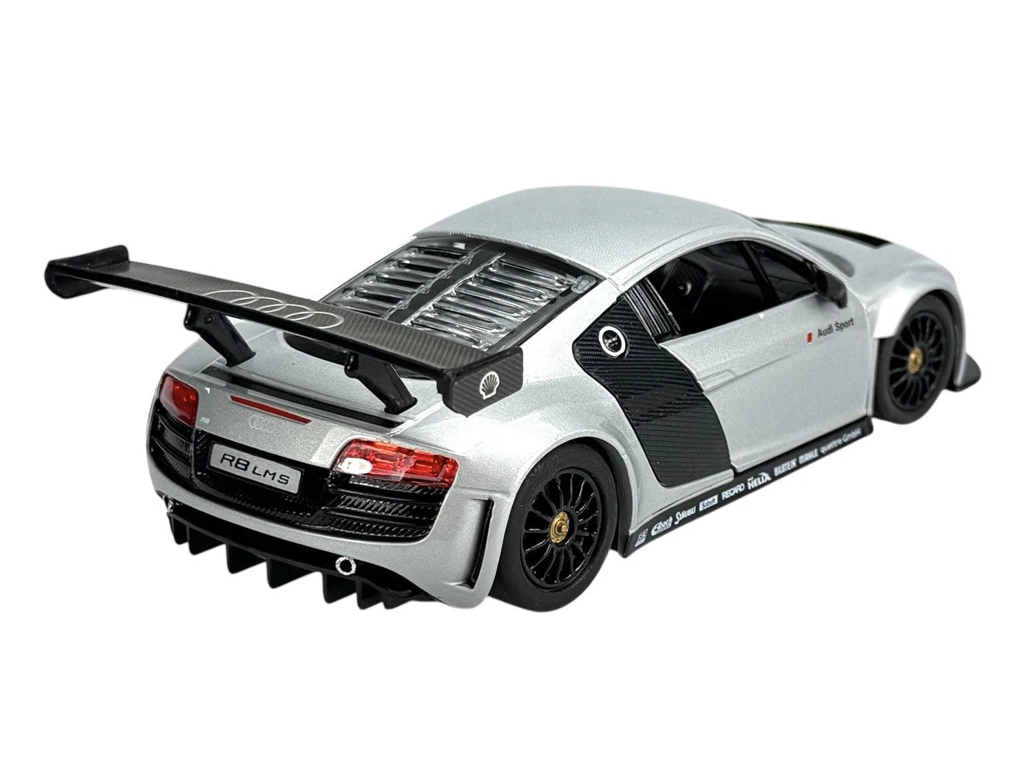 Rastar Audi R8 LMS 1:24 Scale Official Licensed Die Cast Model Car - Professional Racing Sport Car Collectible with Openable Doors, Detailed Interior for Ages 14+ Years - Perfect Gift for Car Enthusiasts and Collectors