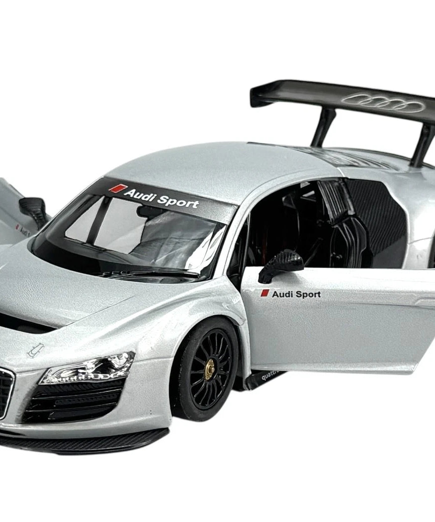 Rastar Audi R8 LMS 1:24 Scale Official Licensed Die Cast Model Car - Professional Racing Sport Car Collectible with Openable Doors, Detailed Interior for Ages 14+ Years - Perfect Gift for Car Enthusiasts and Collectors - MINIMEE KIDS